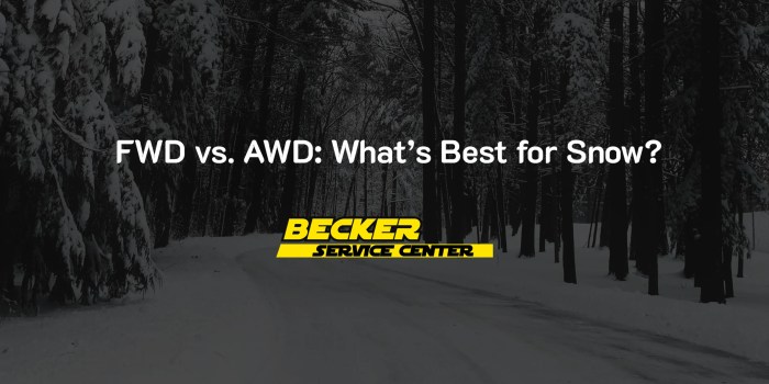 AWD vs FWD for snow