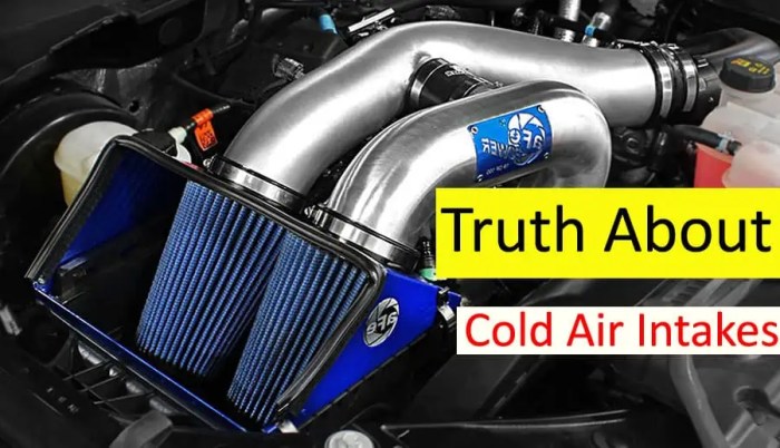 Cold air intake benefits
