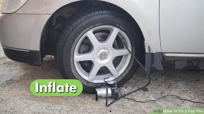 How to fix a flat tire
