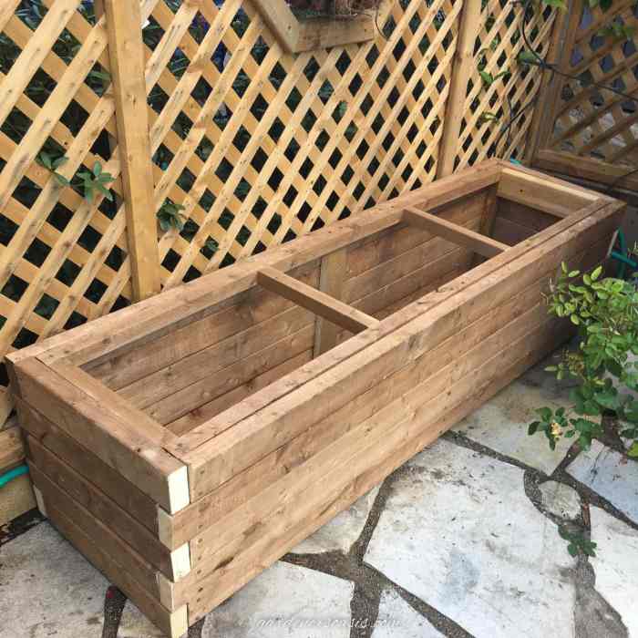 How To Build A Large DIY Planter Box - Gardening @ From House To Home DIY car detailing guide
