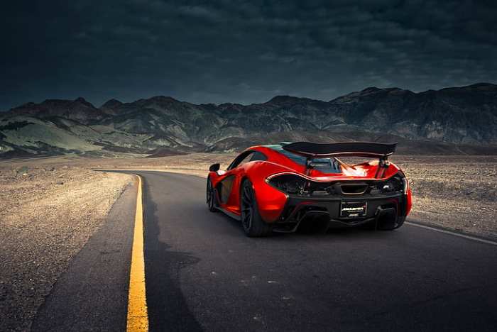 Porsche car PNG image