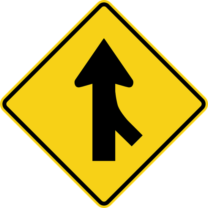 Merging Traffic Signs · Free vector graphic on Pixabay Merging Traffic Signs · Free vector graphic on Pixabay